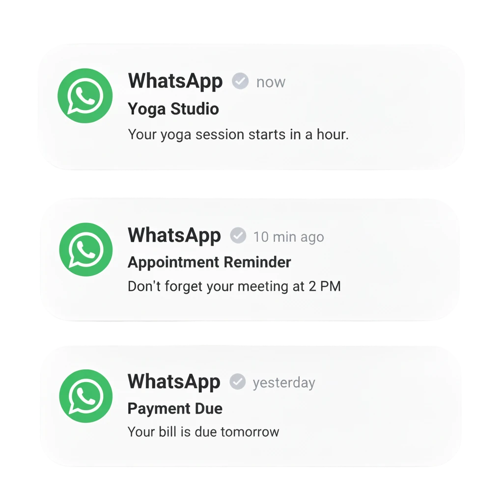 WhatsApp Smart Reminders